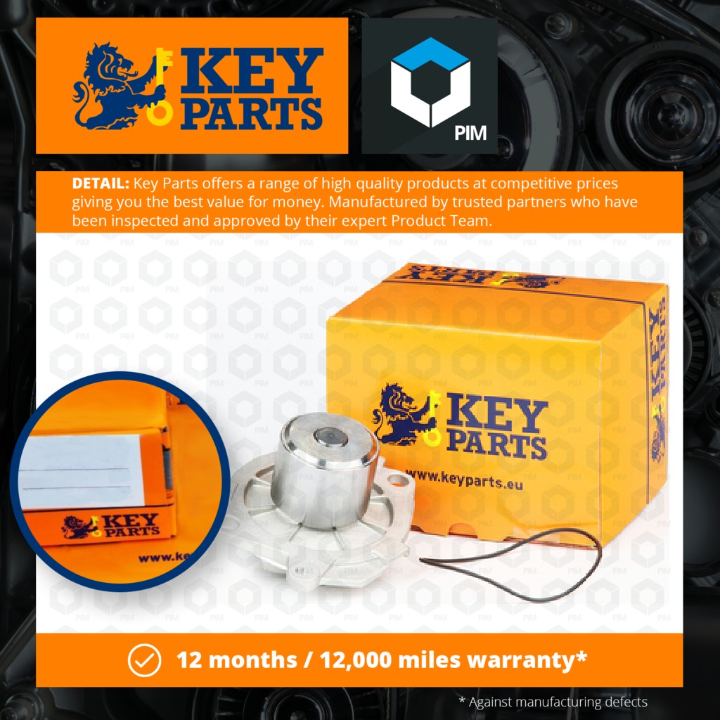Key Parts Water Pump KCP1770 [PM681611]