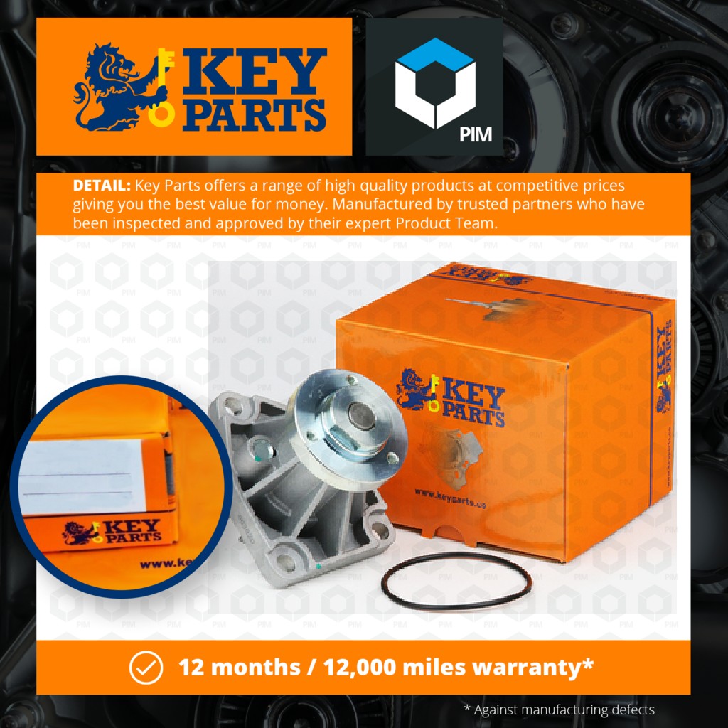 Key Parts Water Pump KCP1734 [PM681595]