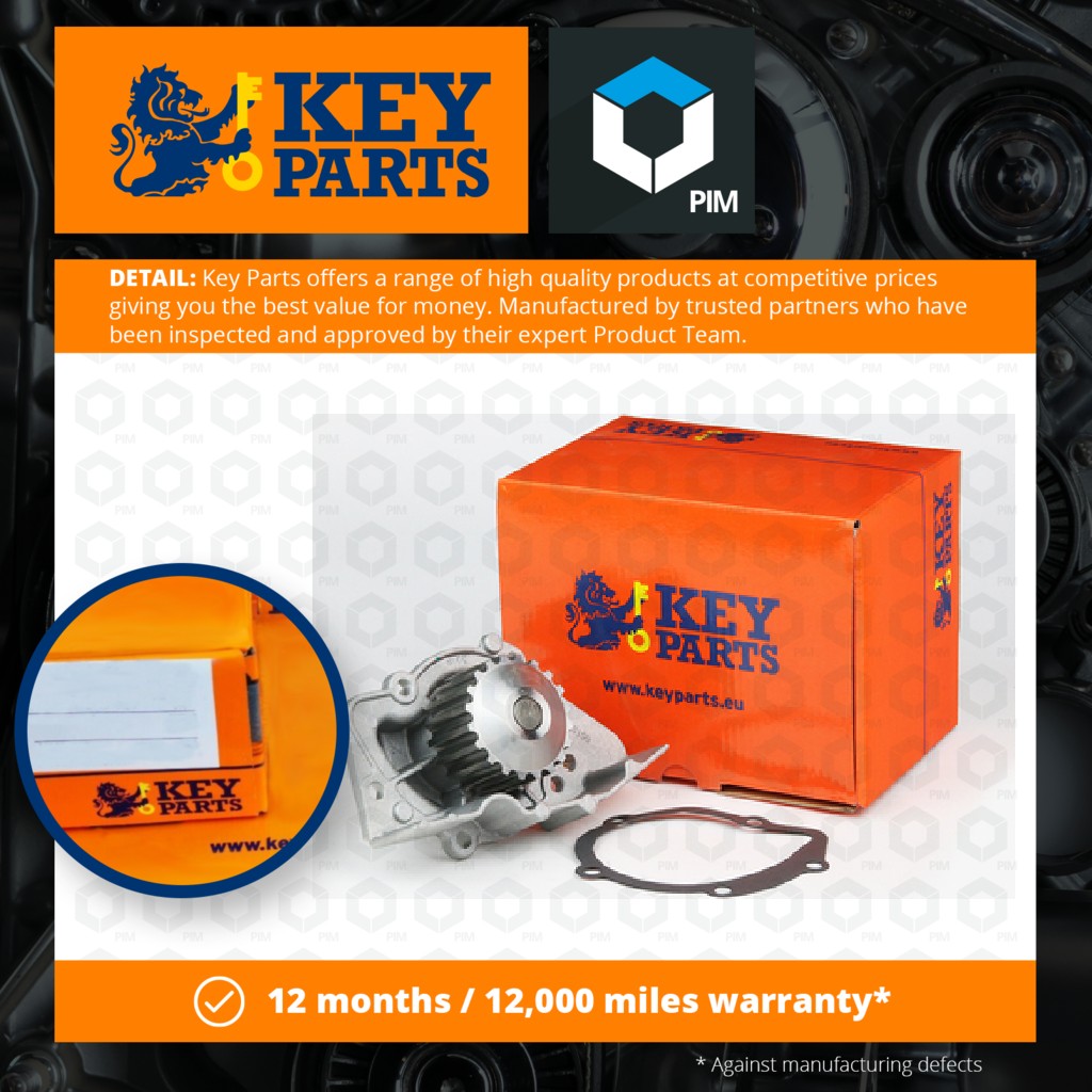 Key Parts Water Pump KCP1505 [PM681567]