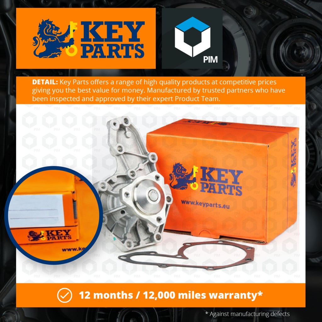 Key Parts Water Pump KCP1409 [PM681558]