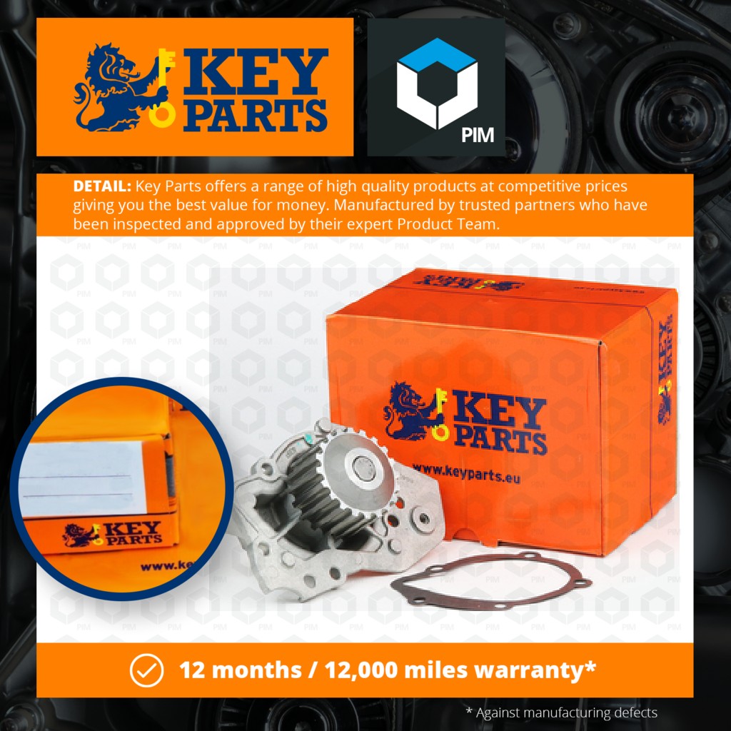 Key Parts Water Pump KCP1277 [PM681555]