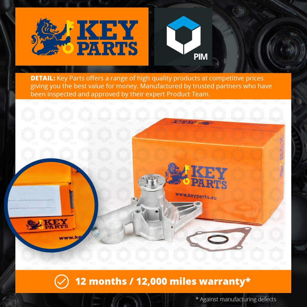 Key Parts Water Pump KCP1246 [PM681553]