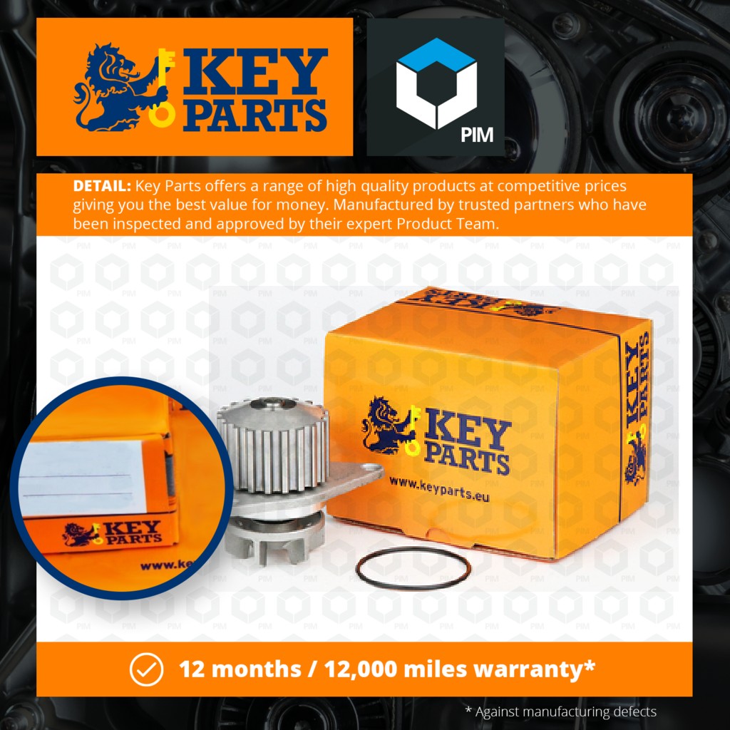 Key Parts Water Pump KCP1172 [PM681551]
