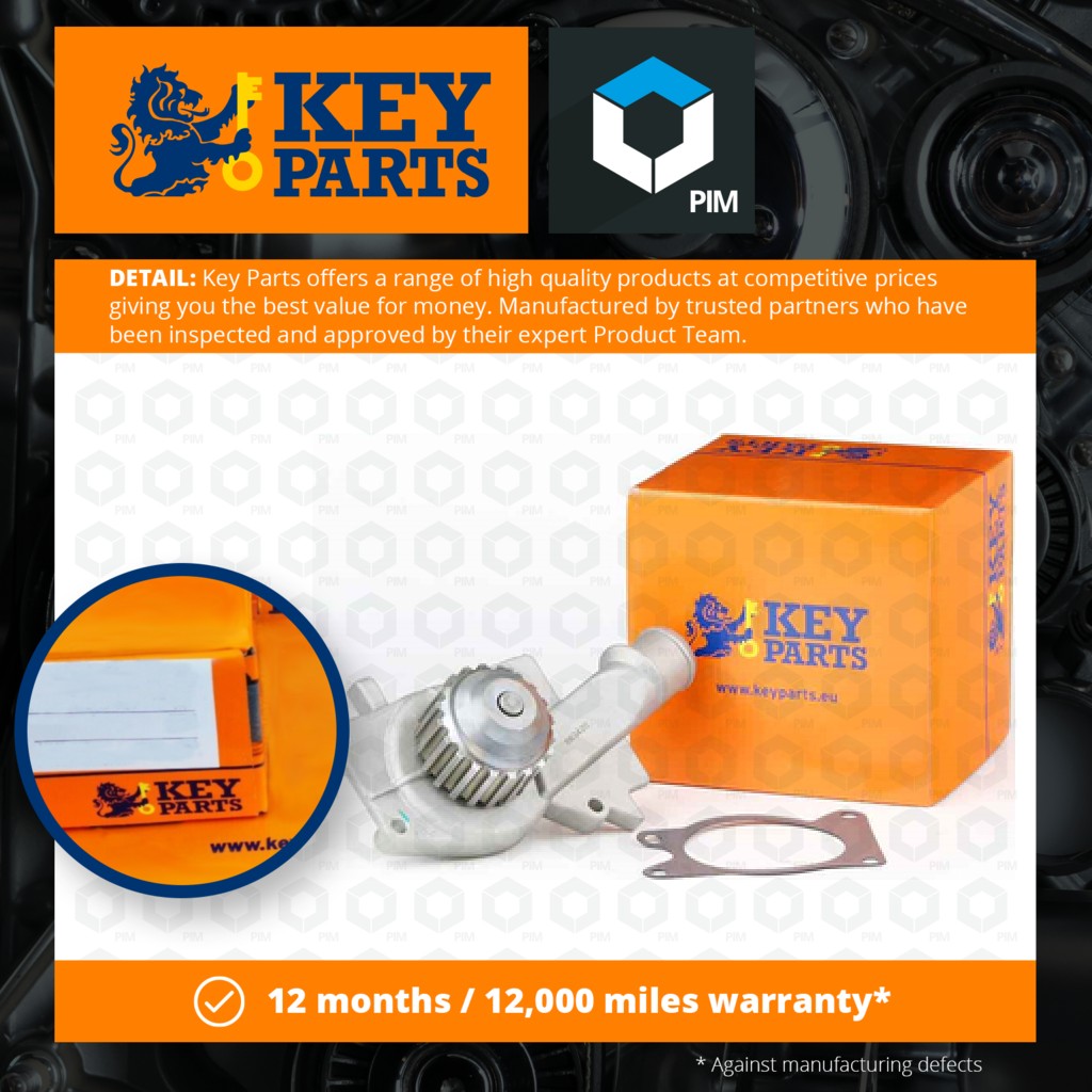 Key Parts Water Pump KCP1135 [PM681550]