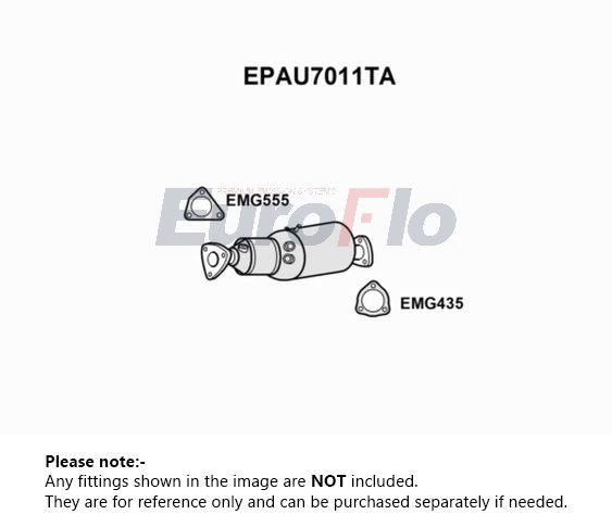 EuroFlo Diesel Particulate Filter DPF EPAU7011TA [PM1692976]
