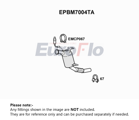 EuroFlo Diesel Particulate Filter DPF EPBM7004TA [PM1692982]
