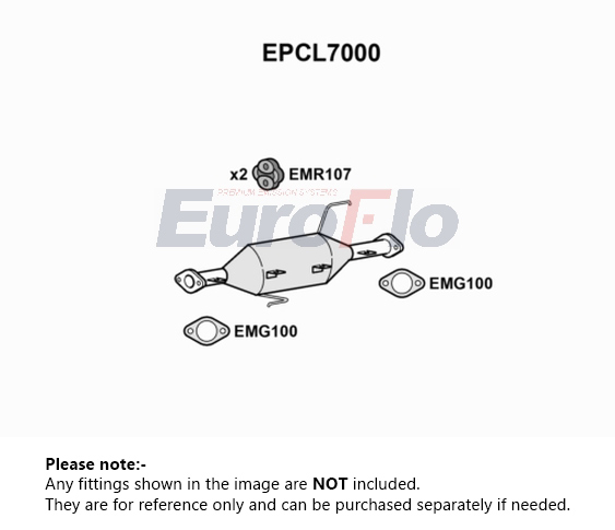 EuroFlo Diesel Particulate Filter DPF EPCL7000 [PM1693005]