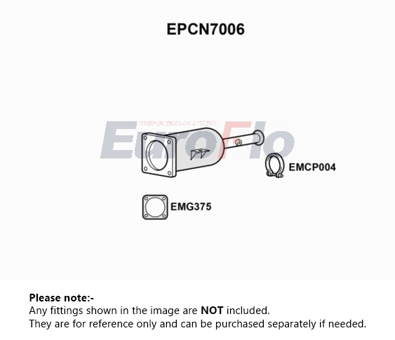 EuroFlo Diesel Particulate Filter DPF EPCN7006 [PM1693015]