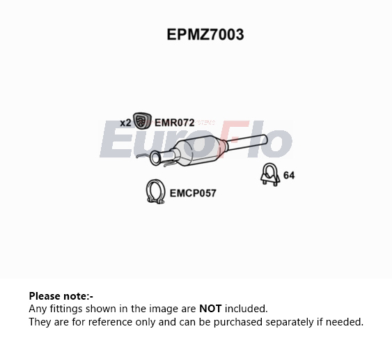 EuroFlo Diesel Particulate Filter DPF EPMZ7003 [PM1693154]