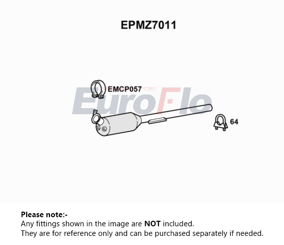 EuroFlo Diesel Particulate Filter DPF EPMZ7011 [PM1693162]