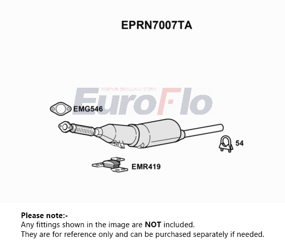 EuroFlo Diesel Particulate Filter DPF EPRN7007TA [PM1693201]