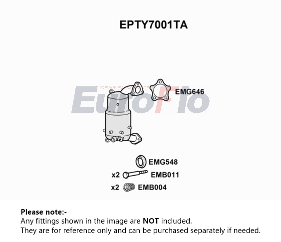 EuroFlo Diesel Particulate Filter DPF EPTY7001TA [PM1693233]