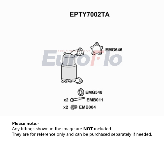 EuroFlo Diesel Particulate Filter DPF EPTY7002TA [PM1693234]