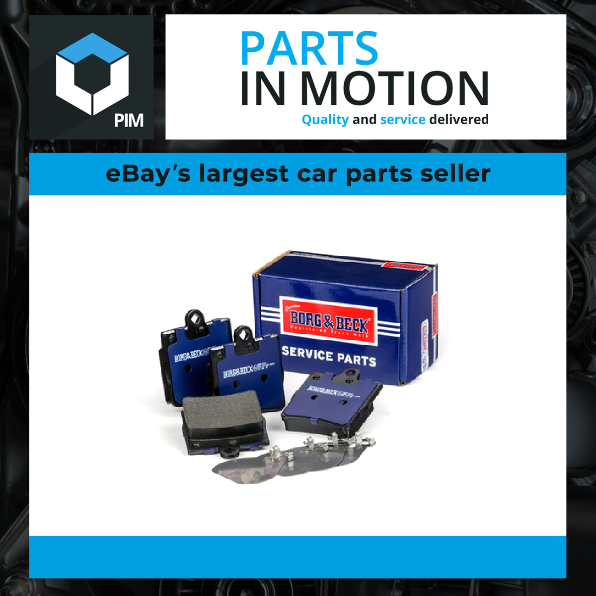 Borg & Beck Brake Pads Set Rear BBP1669 [PM674123]