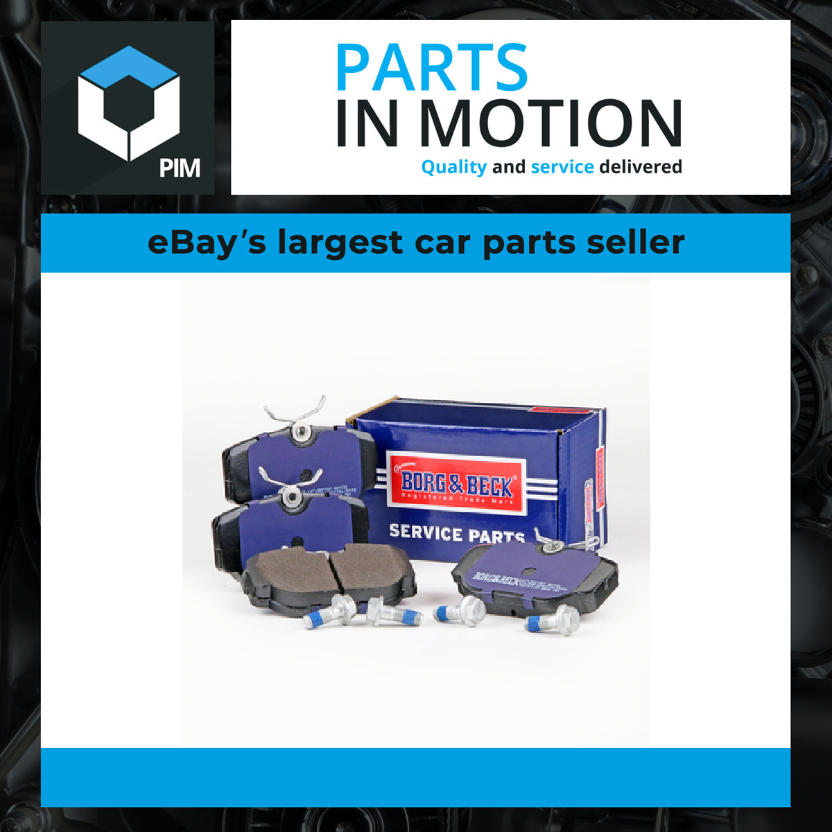 Borg & Beck Brake Pads Set Rear BBP1507 [PM673977]