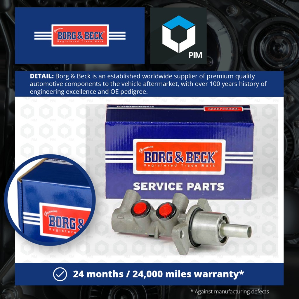 Borg & Beck Brake Master Cylinder BBM4685 [PM673704]