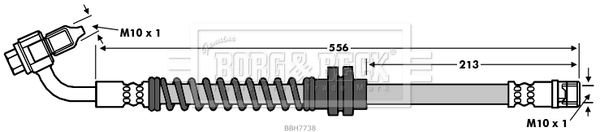 Borg & Beck BBH7738 Brake Hose