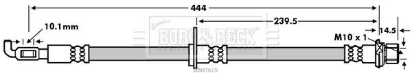 Borg & Beck BBH7615 Brake Hose
