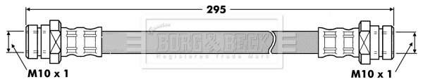 Borg & Beck BBH7452 Brake Hose