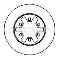 Borg & Beck BBD5012 2x Brake Discs Pair Vented