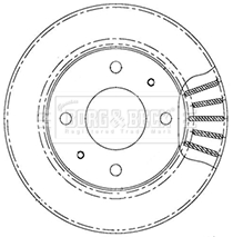 Borg & Beck BBD5007