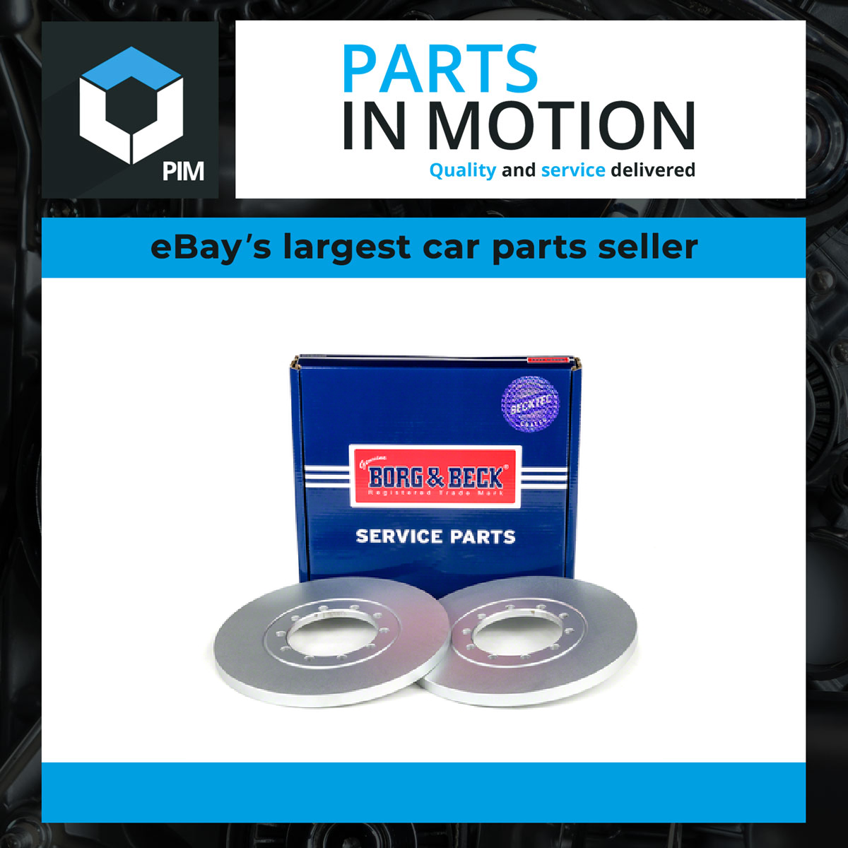 Borg & Beck 2x Brake Discs Pair Solid Rear BBD4566 [PM671194]