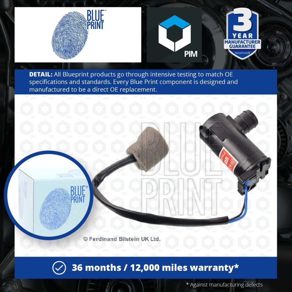 Blue Print Washer Pump ADG00312 [PM670603]