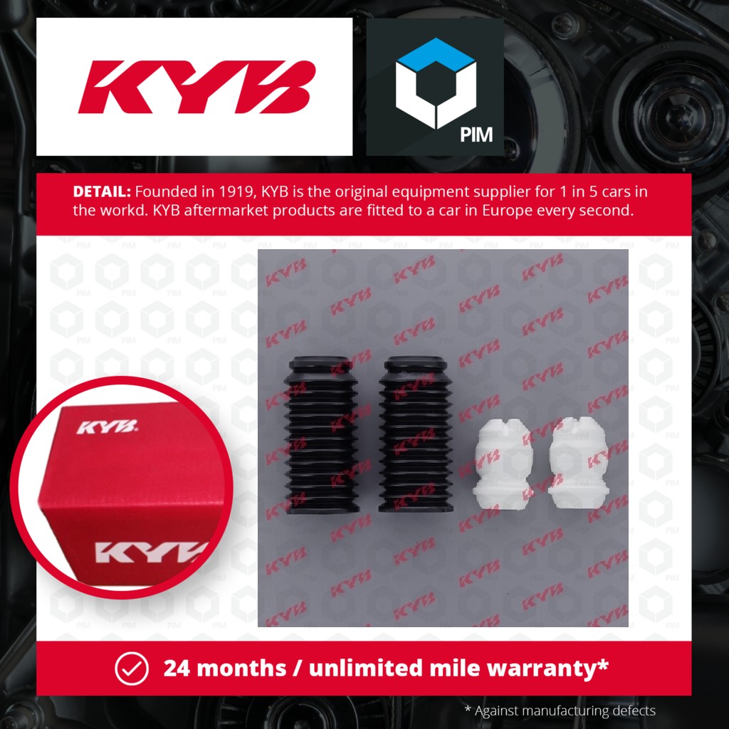 KYB Shock Absorber Dust Cover Kit Front 910088 [PM669848]