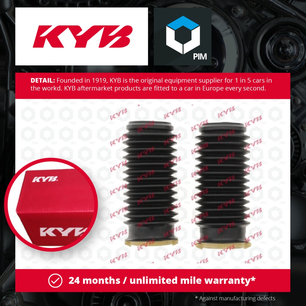 KYB Shock Absorber Dust Cover Kit Front 910055 [PM669815]
