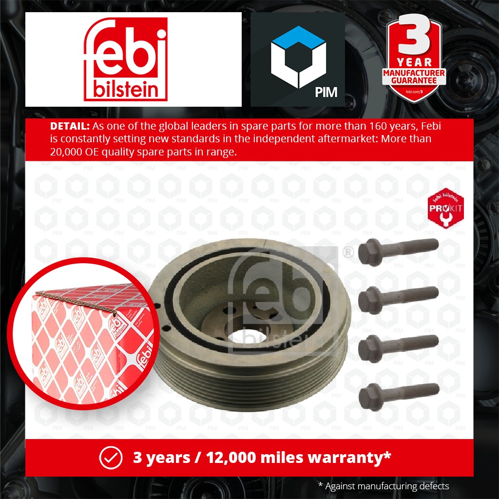 Febi Crankshaft Pulley 33814 [PM667342]