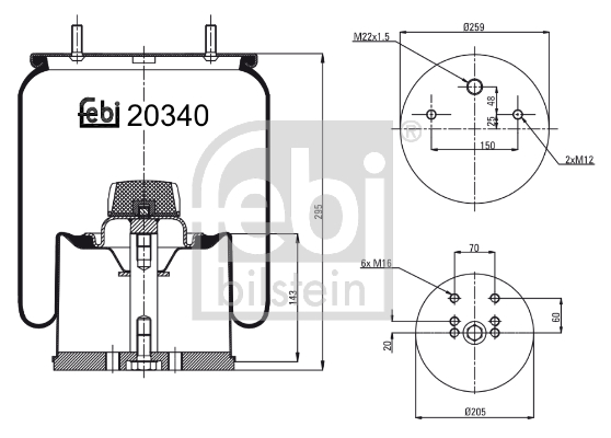 Febi 20340