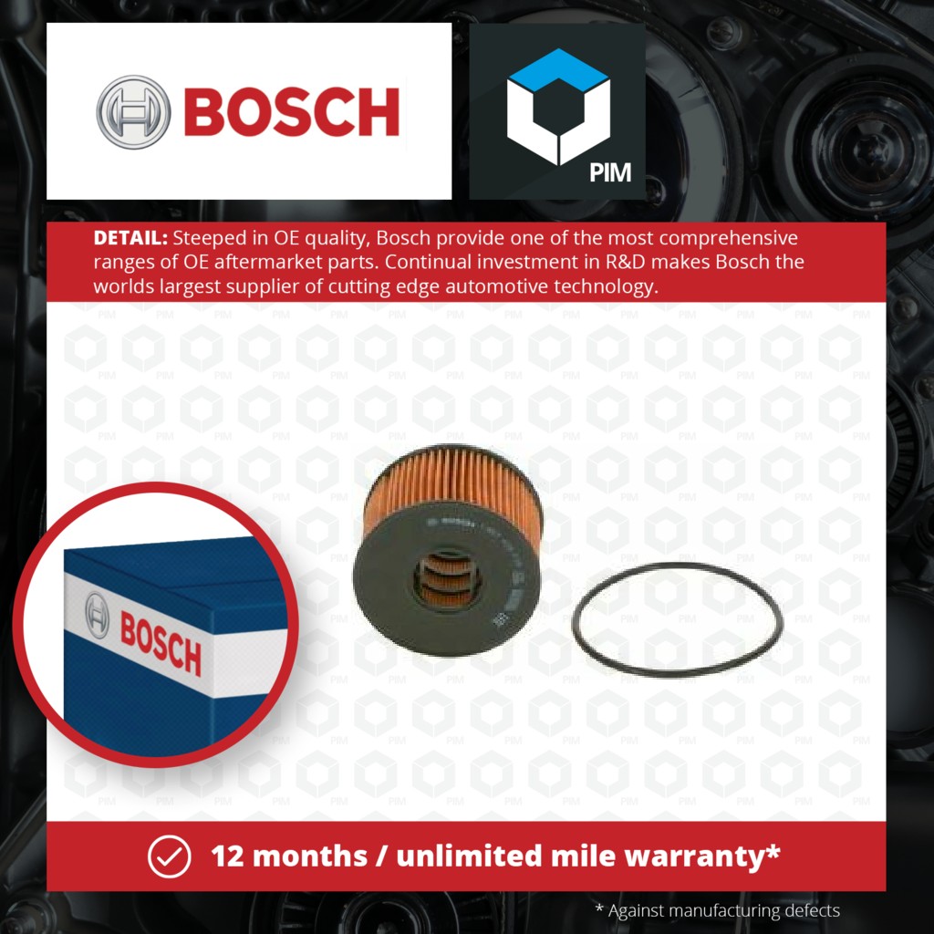 Bosch Oil Filter 1457429239 [PM663644]