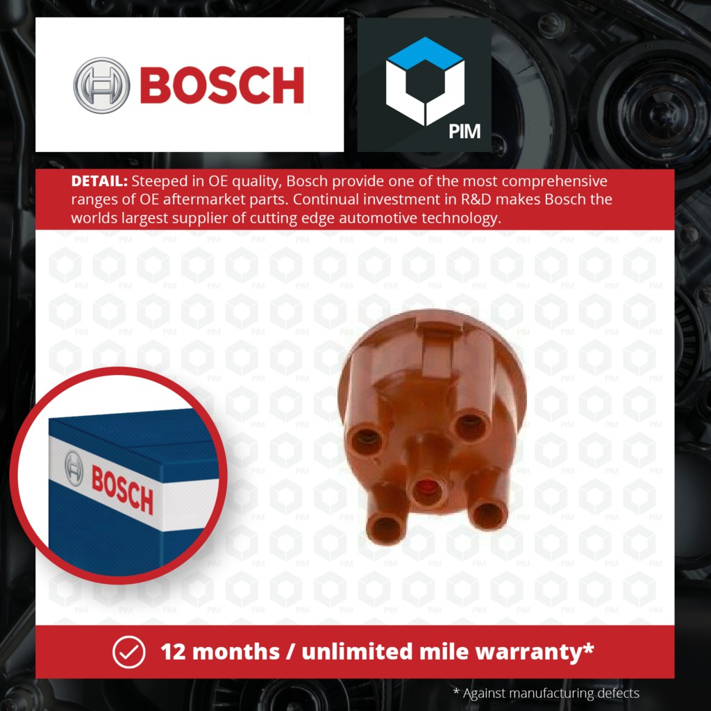 Bosch Distributor Cap 1235522059 [PM663394]