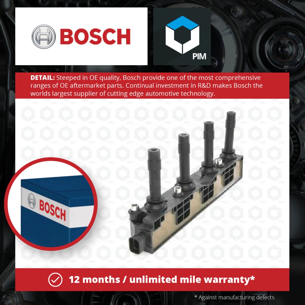 Bosch Ignition Coil 0986221039 [PM661309]