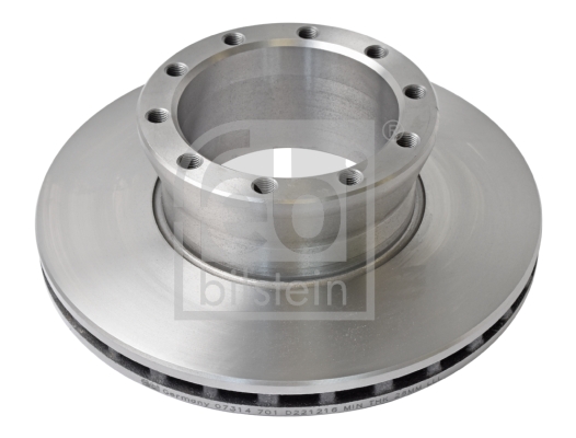 Febi 07314 CV Brake Disc Single Vented