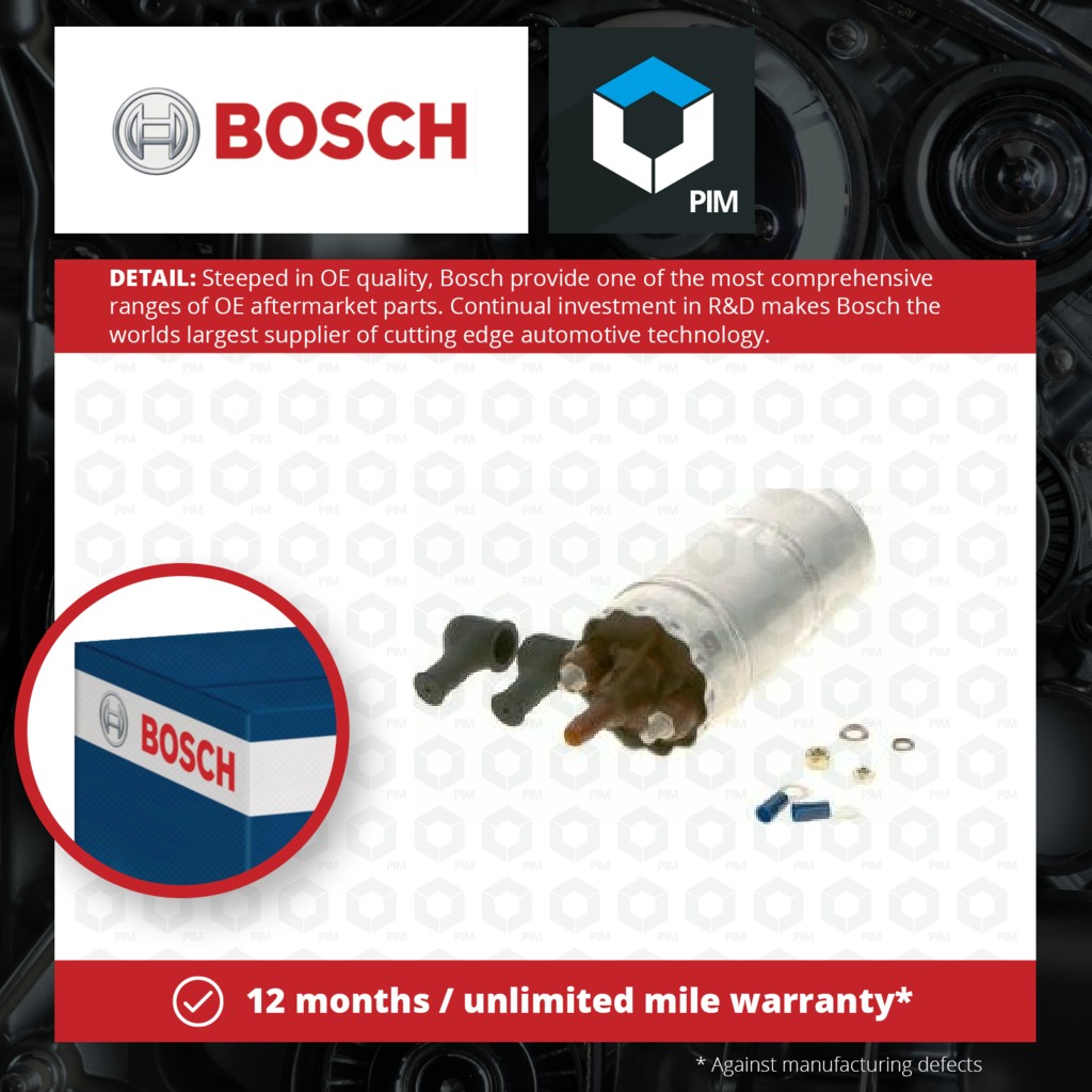 Bosch Fuel Pump In Line 0580464085 [PM660254]