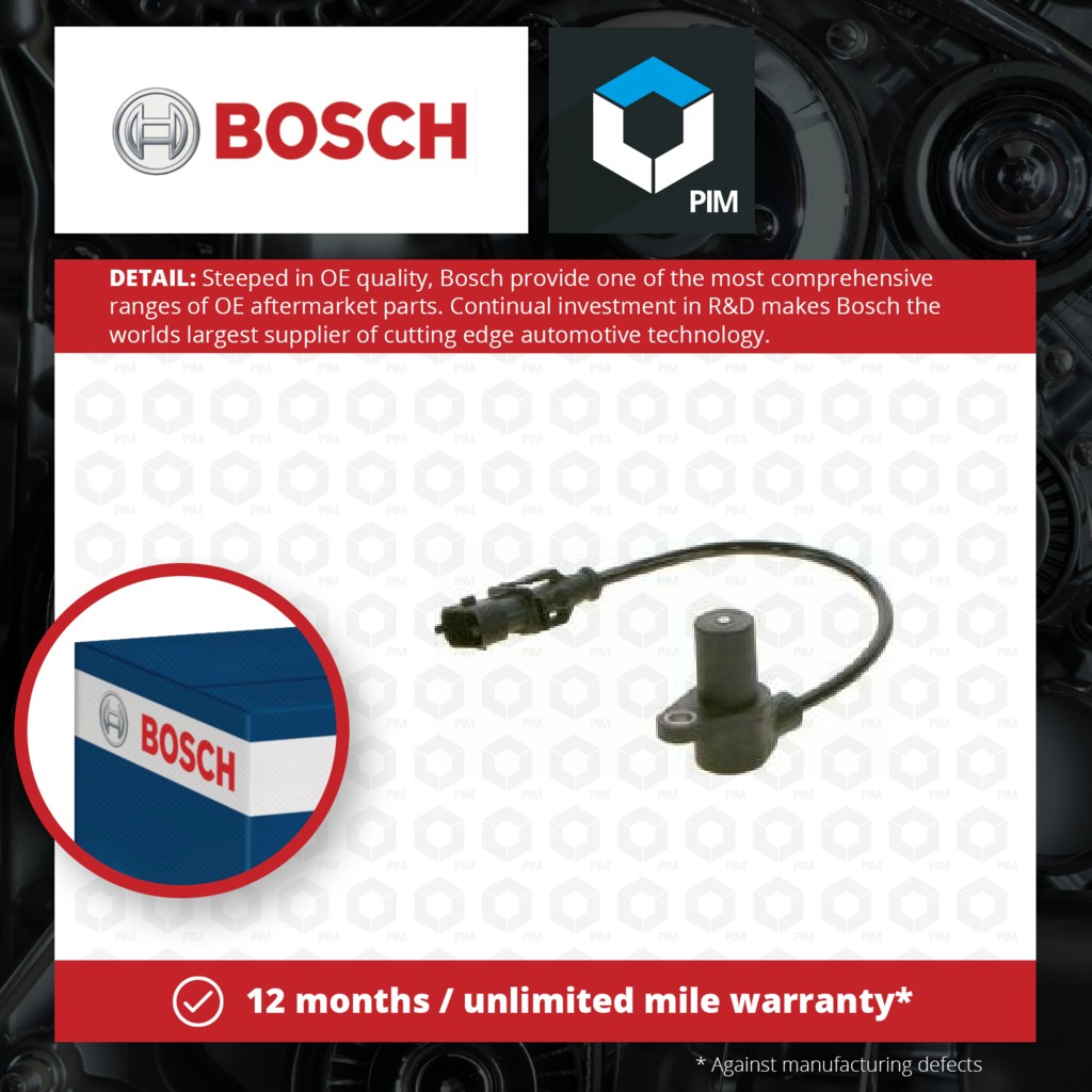 Bosch Camshaft Position Sensor 0281002512 [PM658957]