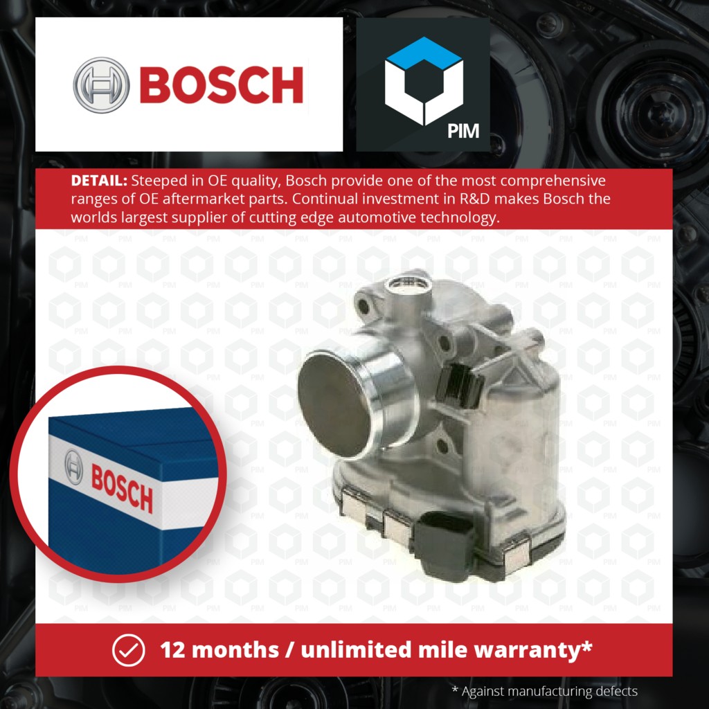 Bosch Throttle Body 0280750137 [PM658895]