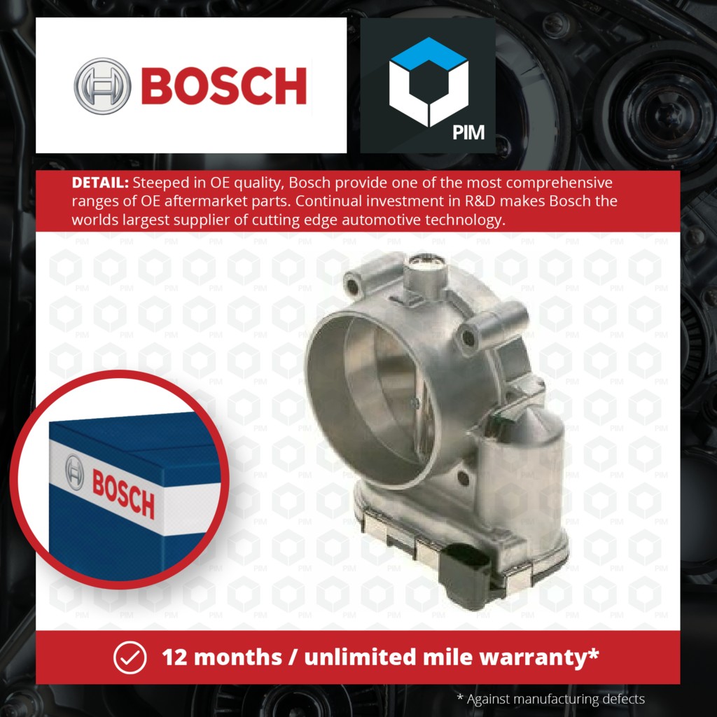 Bosch Throttle Body 0280750101 [PM658889]