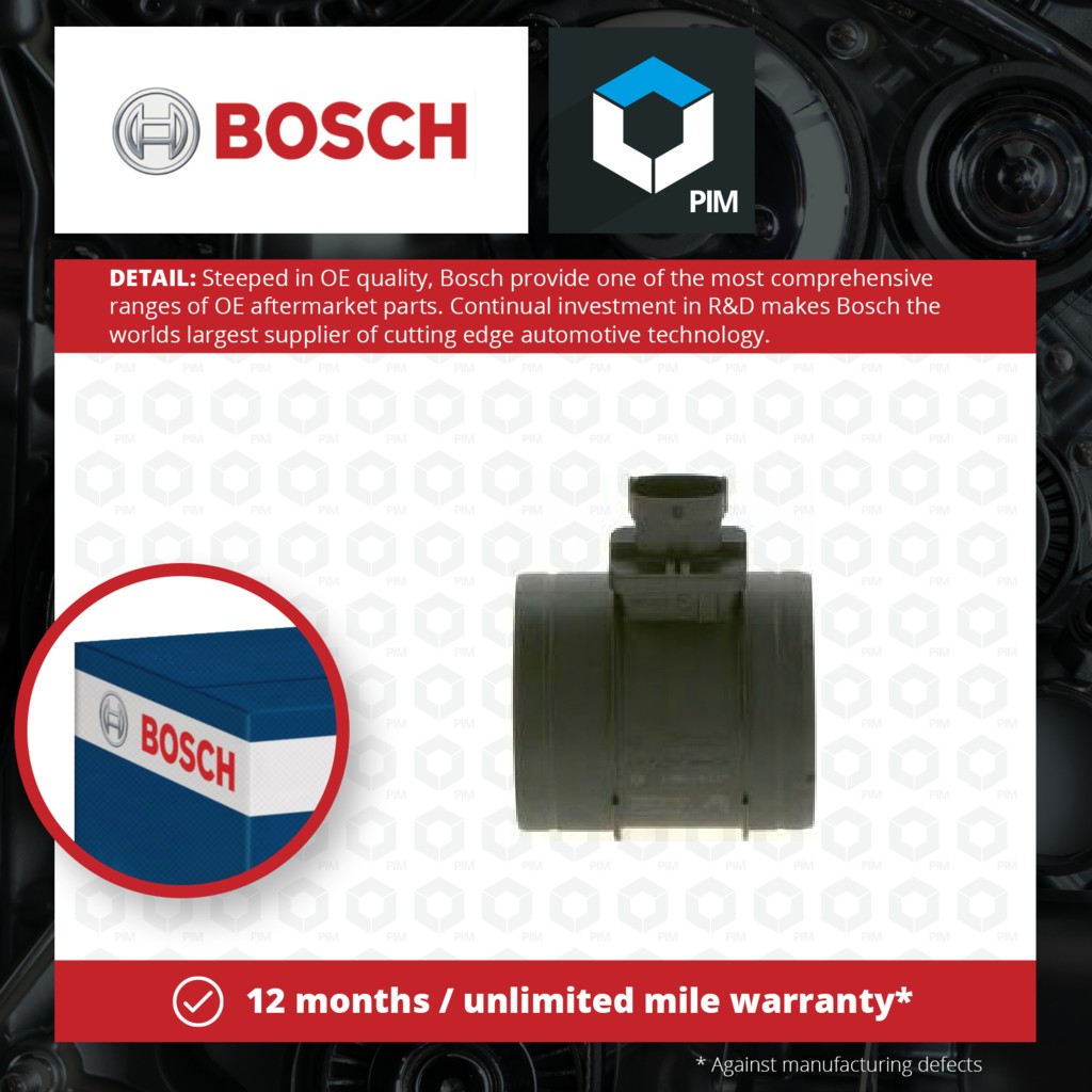 Bosch Air Mass Sensor 0280218237 [PM658875]
