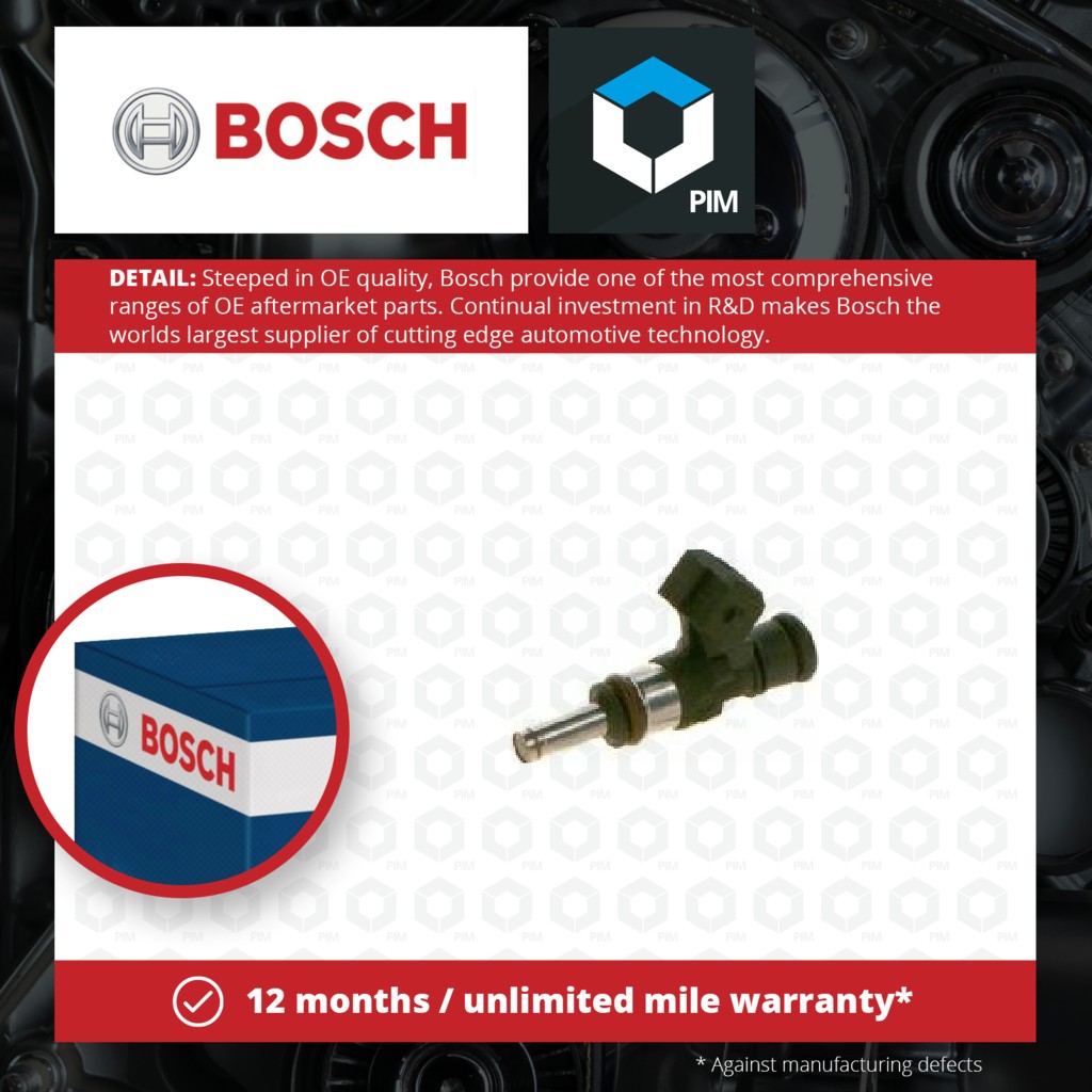 Bosch Petrol Fuel Injector 0280158038 [PM658769]