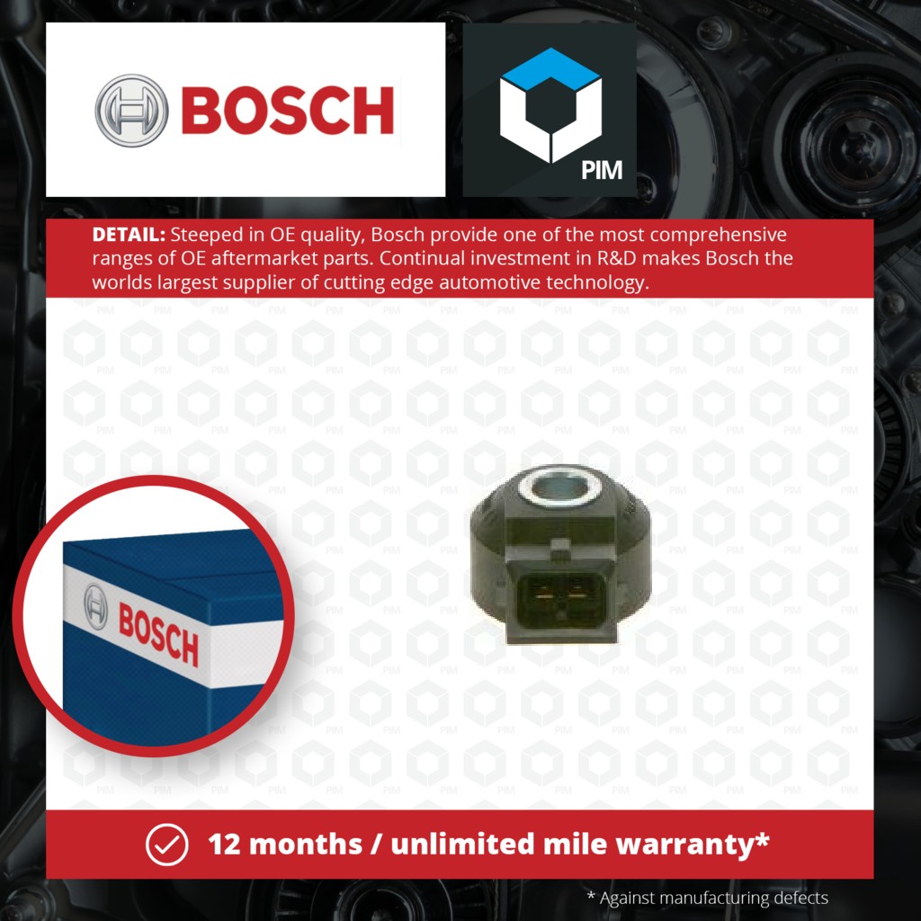 Bosch Knock Sensor 0261231110 [PM658530]