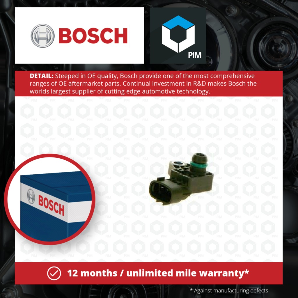 Bosch Map Sensor 0261230198 [PM658503]