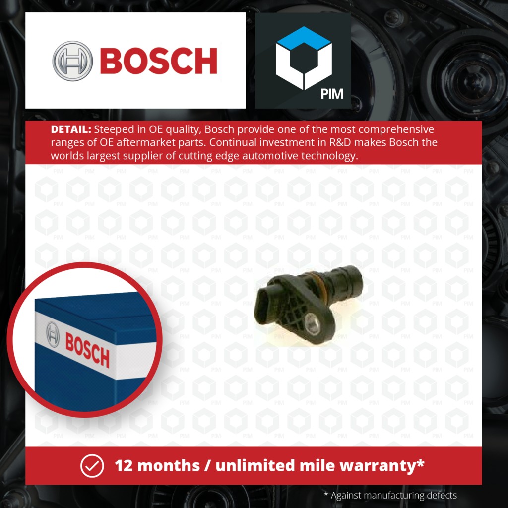 Bosch RPM / Crankshaft Sensor 0261210325 [PM658490]