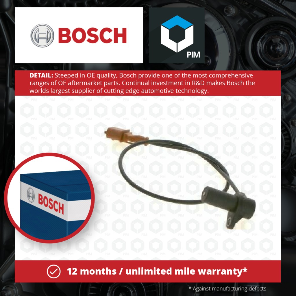 Bosch RPM / Crankshaft Sensor 0261210292 [PM658487]