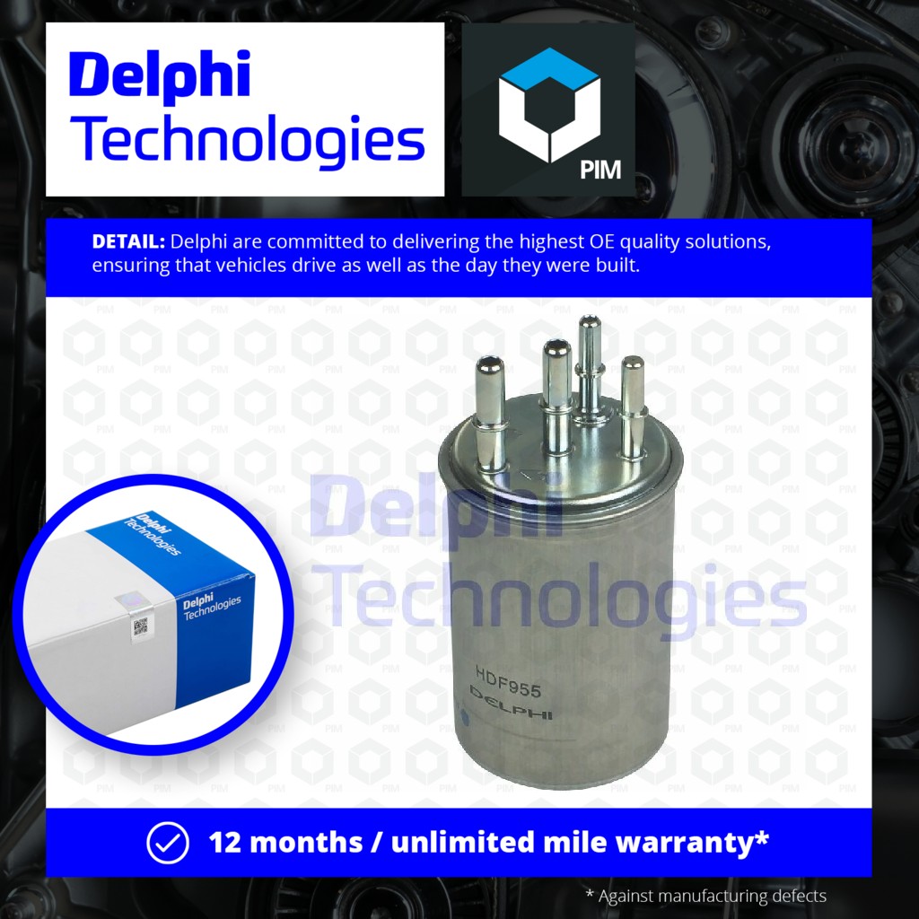 Delphi Fuel Filter HDF955 [PM657506]