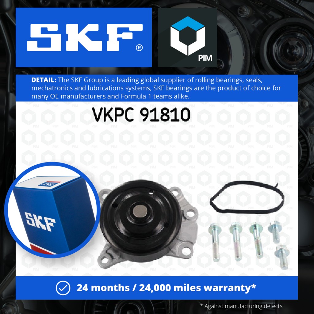 SKF Water Pump VKPC91810 [PM654775]