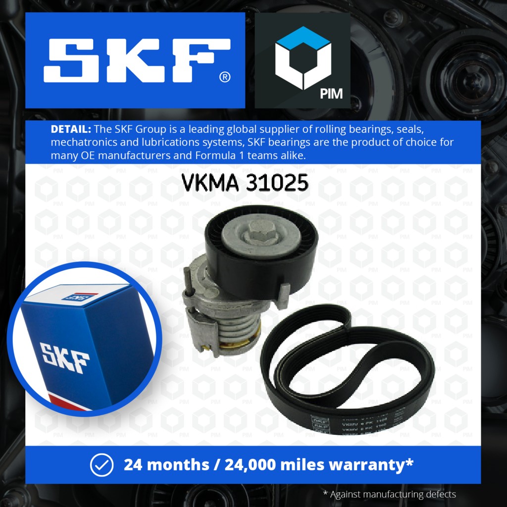 SKF Drive Belt Kit VKMA31025 [PM654114]