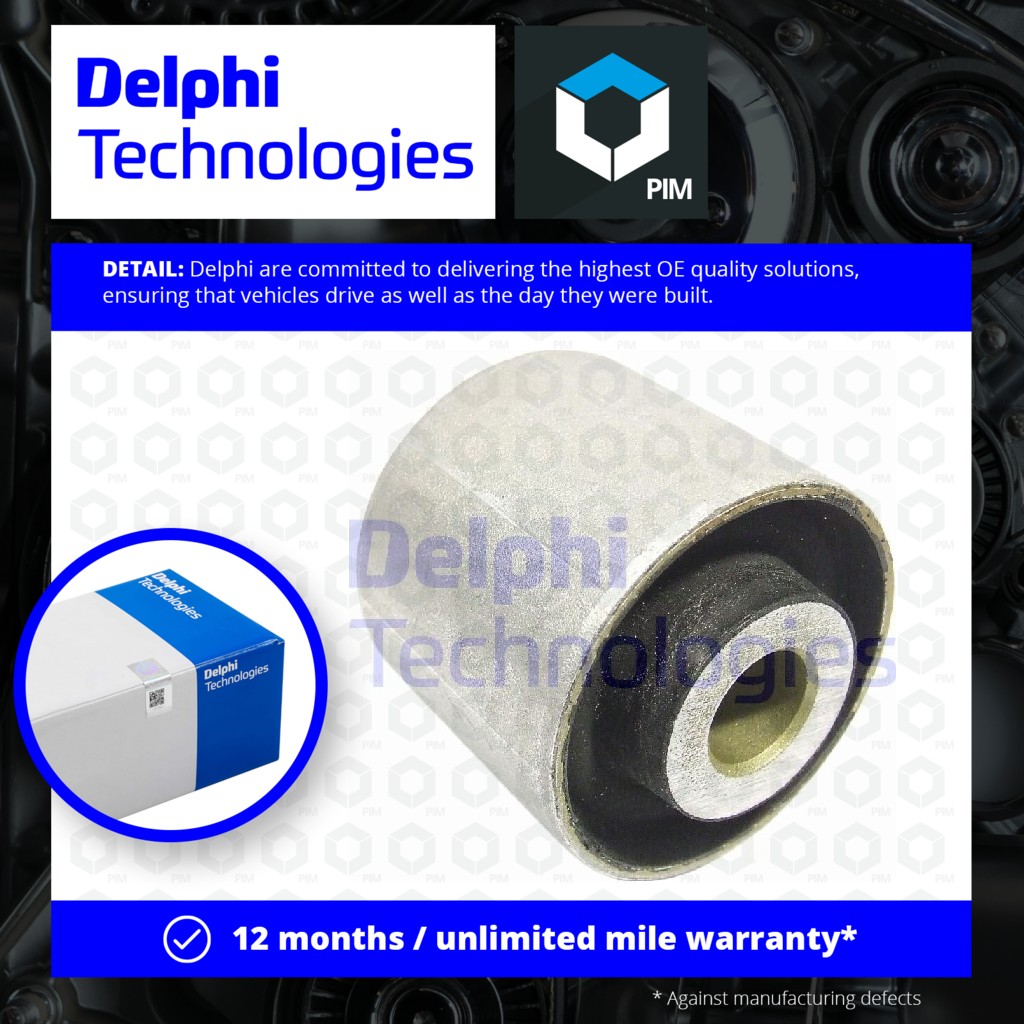 Delphi Wishbone / Control / Trailing Arm Bush TD723W [PM641023]