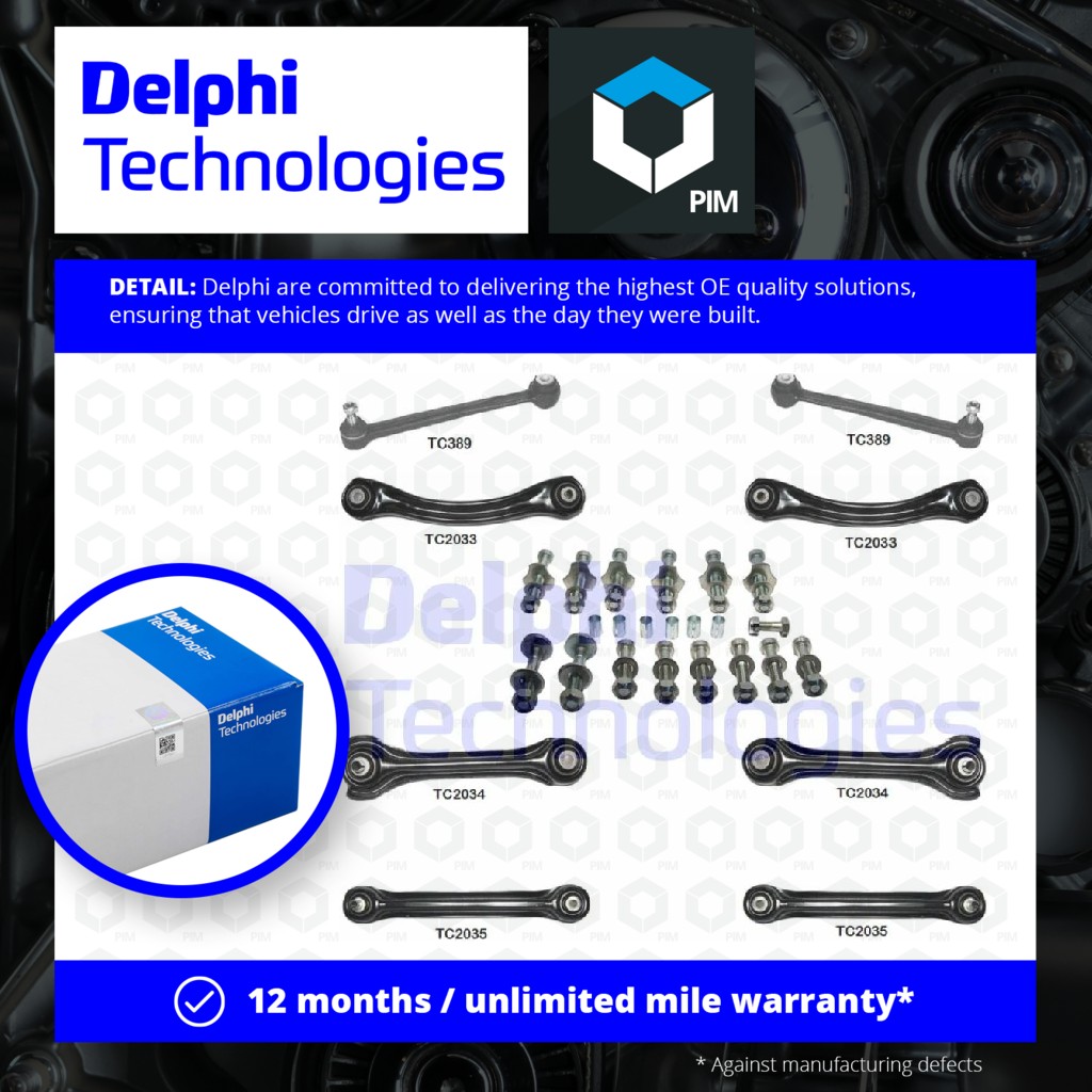 Delphi Suspension Kit Rear TC1600KIT [PM640651]